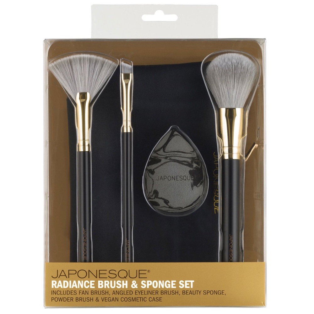 Nice Gift Option! Brush Set a 5 collection pro makeup tools Vegan Cosmetic Case